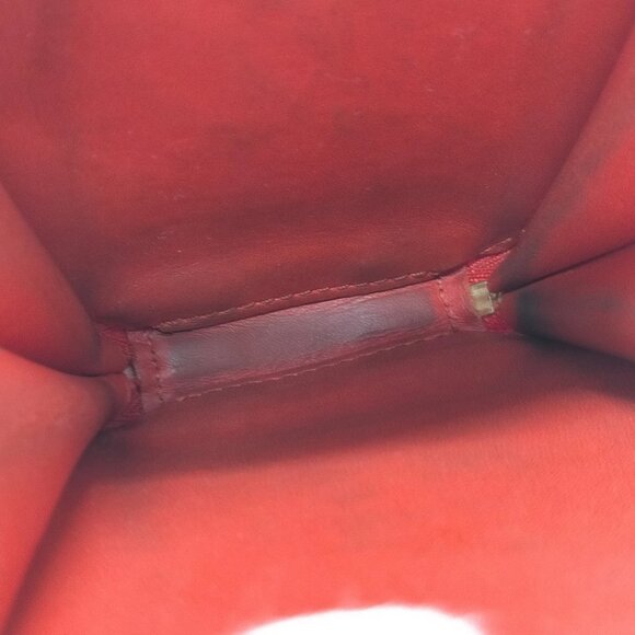 Louis Vuitton LV Coin Case Red Vernis 460-082425 - Picture 7 of 9